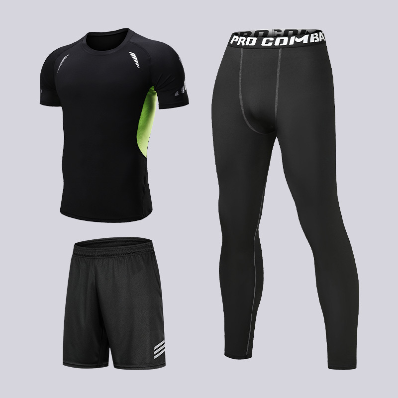 WIREMARKED GREEN SHORT SLEEVES + ZK01 + GREY-LINE TROUSERS